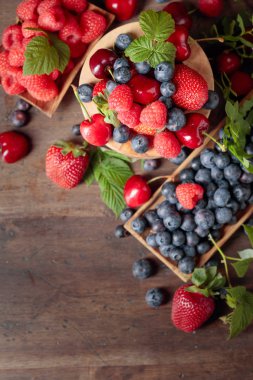 Çilek renkli çeşitli Mix, yaban mersini, 