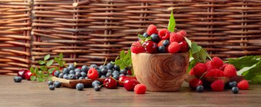 Çilek renkli çeşitli Mix, yaban mersini, 