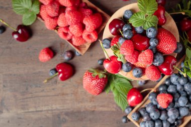 Çilek renkli çeşitli Mix, yaban mersini, 