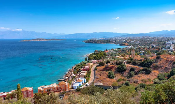 Beautiful landscape of Crete, sea and mountain. — Stock Photo, Image