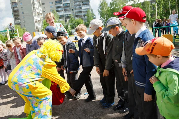 Novosibirsk Rusya Mayıs 2016 Çocuklar Günü Palyaçolar Ile — Stok fotoğraf