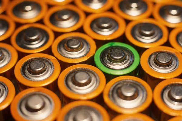 Batería Litio Destacan Entre Multitud — Foto de Stock