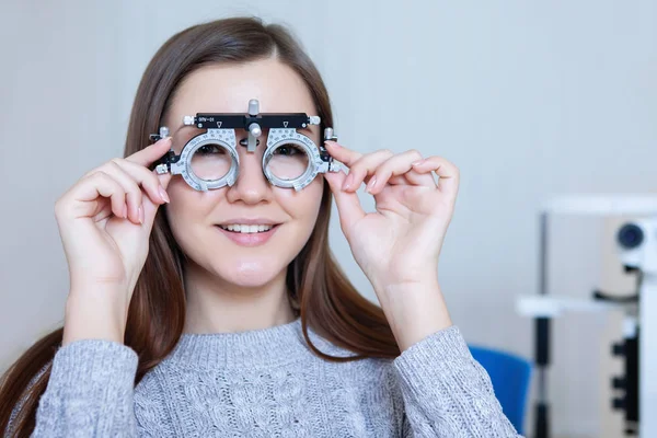 Augenuntersuchung. — Stockfoto