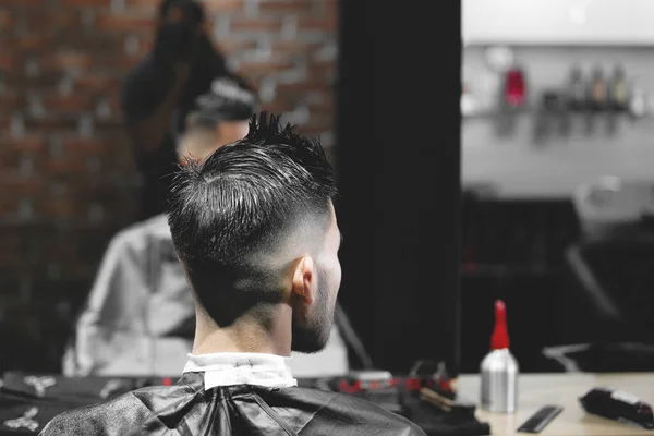 Handsome Young Hairdresser. — Stock Photo, Image