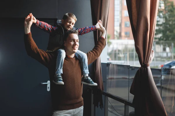 Pai e filho — Fotografia de Stock