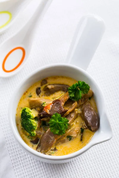 Zuppa Ostriche Con Verdure — Foto Stock