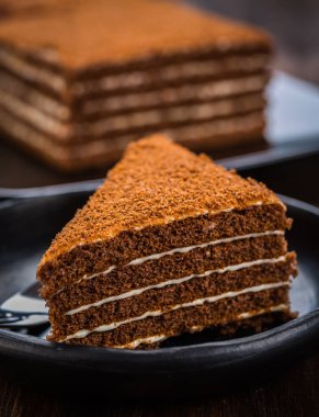 Delicious chocolade  honey cake