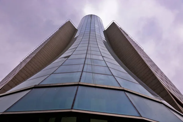 Esta Uma Vista Centro Cidade Varsóvia Capital Polônia Março 2018 — Fotografia de Stock