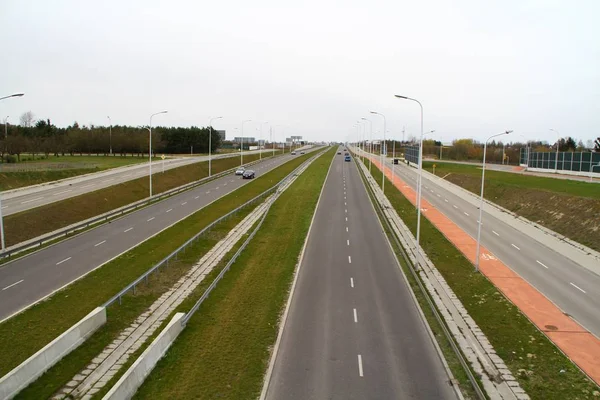 Detta Solidarnosci Expressway Lublin Den April 2019 Storbritannien — Stockfoto