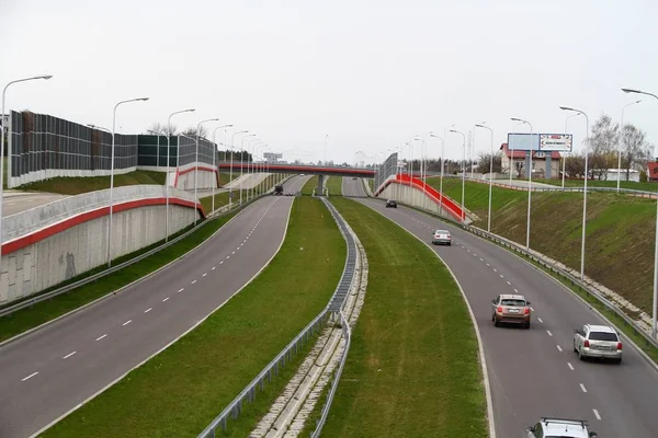 View Solidarnosci Expressway Lublin April 2019 Lublin Poland — Stock Photo, Image