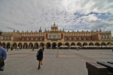 Bu Cracow eski şehir manzarası bir görünümüdür. Mayıs 4, 2019. Cracow, Polonya.