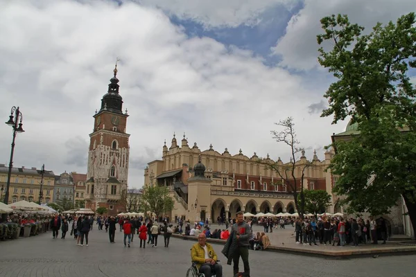 Dit Een Uitzicht Oude Binnenstad Van Krakau Mei 2019 Krakau — Stockfoto