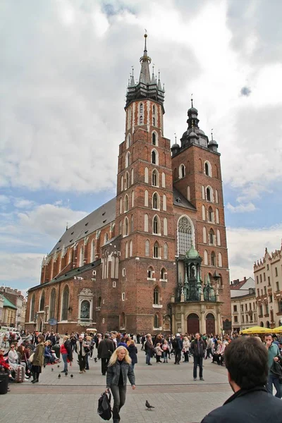 Jest Widok Krakowskie Stare Miasto Maja 2019 Kraków Polska — Zdjęcie stockowe