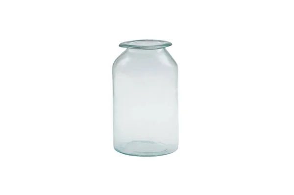 Old Glass Jar Composition Isolated White Background — Stock Photo, Image