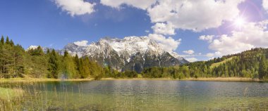  Bavaria, Almanya için panoramik manzara