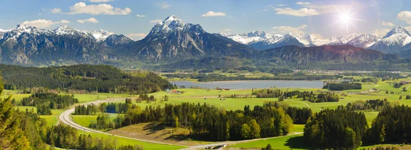 全景风景在巴伐利亚, 德国 — 图库照片