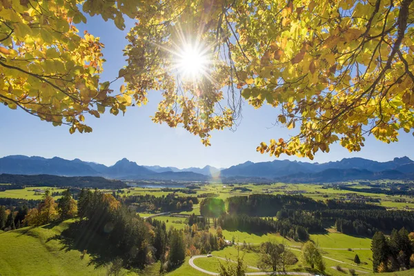秋のバイエルン州の農村風景 — ストック写真