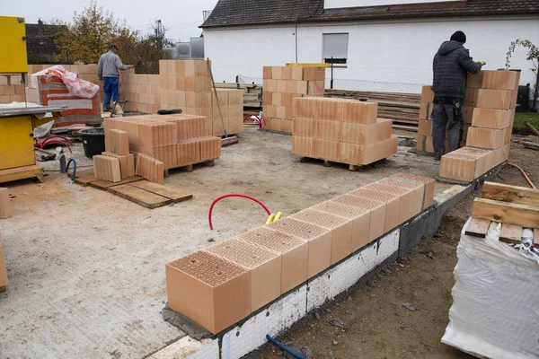 Nieuw Huis Aanbouw — Stockfoto