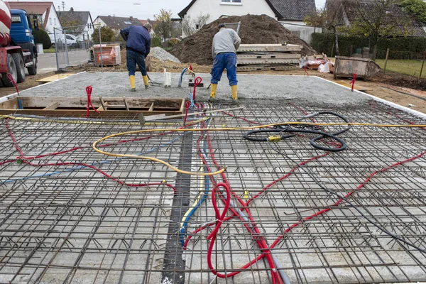 Nuova Casa Costruzione — Foto Stock