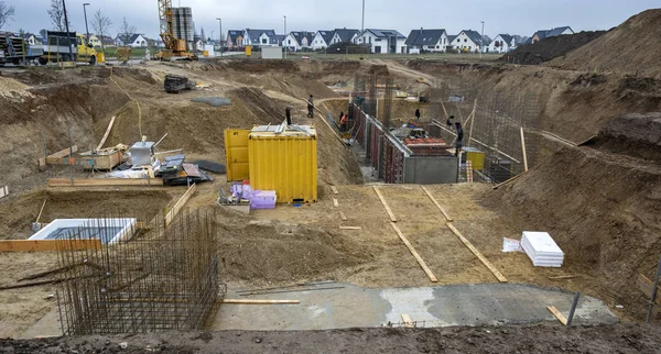 Gründung Eines Neuen Hauses — Stockfoto