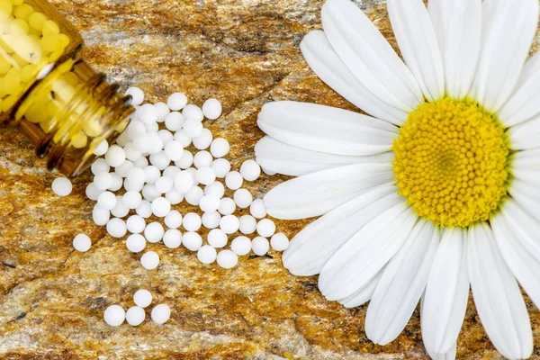 Medicina Alternativa Com Homeopatia — Fotografia de Stock