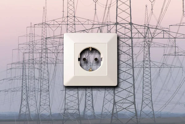 Conceptual cost of electricity — Stock Photo, Image