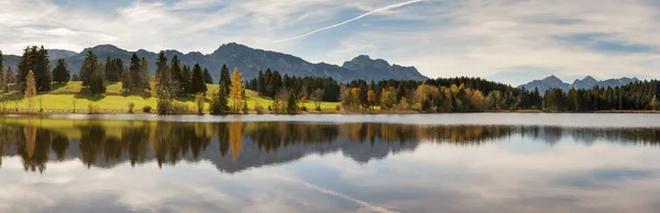 秋天巴伐利亚的全景景观 — 图库照片