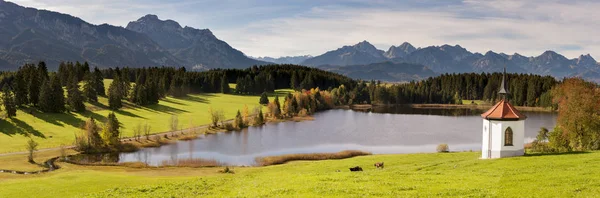 秋のバイエルンのパノラマ風景 — ストック写真