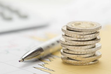  Avrupa para birimi Euro istiflenmiş sikkeler