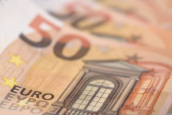 Billetes de banco de la moneda europea Eero — Foto de Stock