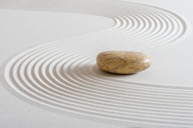  Japon zen Bahçesi kum taş