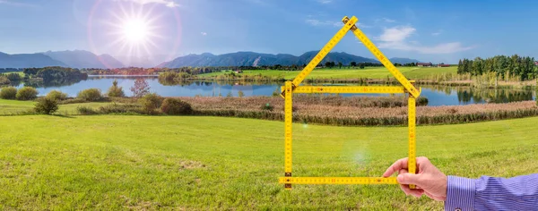 Wonen Het Platteland Rechtenvrije Stockfoto's