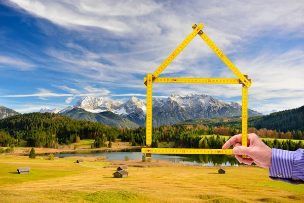 Wonen Het Platteland Rechtenvrije Stockfoto's