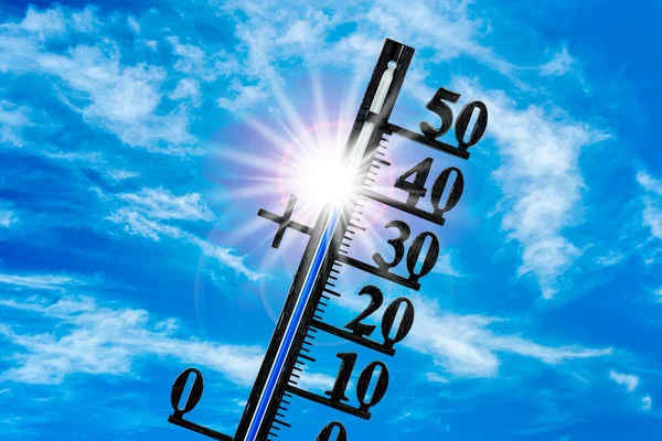 Alta Temperatura Calor Secura Verão — Fotografia de Stock