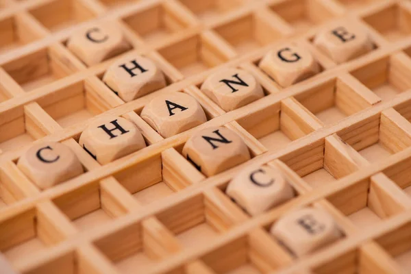 チャンスと変化のための言葉クラウド — ストック写真