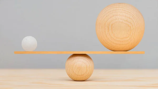 Ισορροπία Και Αρμονία Διαφορετικές Μπάλες — Φωτογραφία Αρχείου