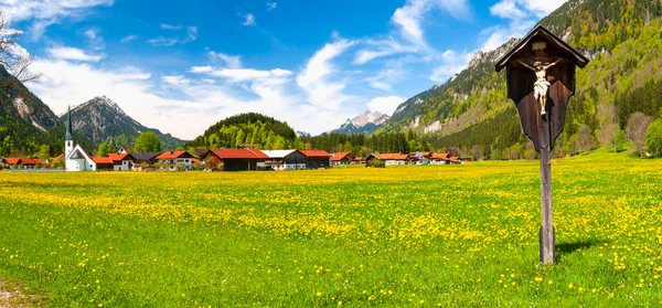 Gyönyörű Panoráma Táj Bajorországban — Stock Fotó