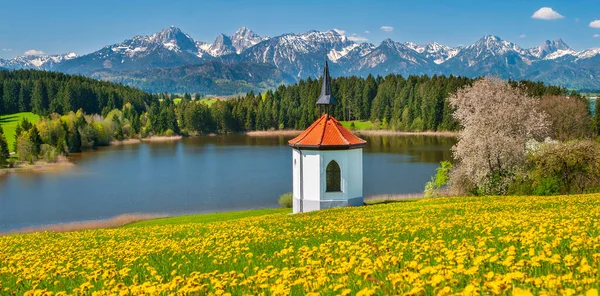 Bela Paisagem Panorâmica Baviera — Fotografia de Stock