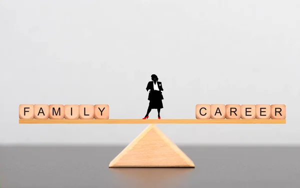 Businesswoman Decision Family Career — Stock Photo, Image