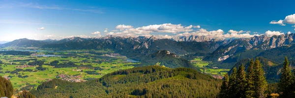 巴伐利亚Allgaeu的全景景观 — 图库照片