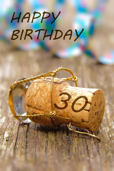 Congratulações Felizes 30O Aniversário — Fotografia de Stock