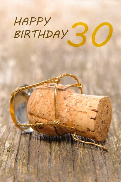 Congratulações Felizes 30O Aniversário — Fotografia de Stock