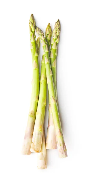 Fresh Green Asparagus Isolated White Background — Stock Photo, Image