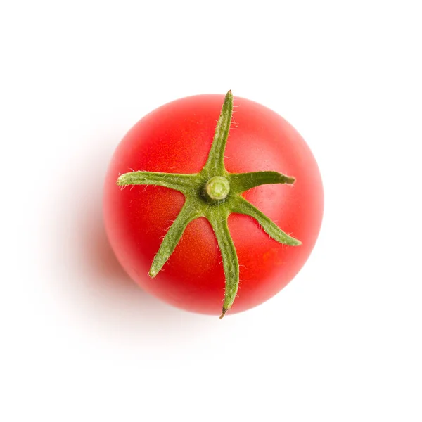 Leckere Rote Tomate Isoliert Auf Weißem Hintergrund — Stockfoto