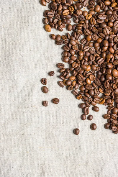 Roasted Coffee Beans Top View — Stock Photo, Image