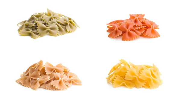 Massa Farfalle Massa Italiana Colorida — Fotografia de Stock