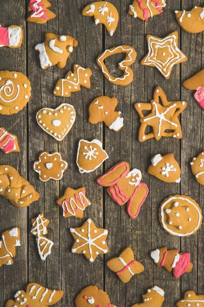 Christmas Gingerbread Made Children Xmas Decoration — Stock Photo, Image