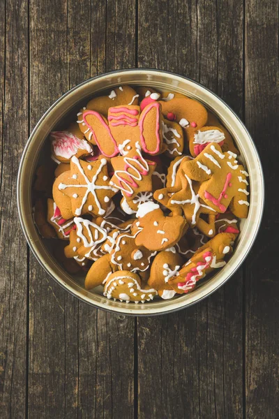 Christmas Gingerbread Made Children Xmas Decoration — Stock Photo, Image