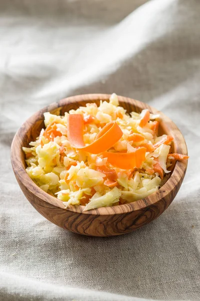 Bowl Coleslaw Vegetable Salad — Stock Photo, Image