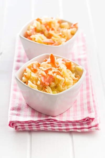 Bowl Coleslaw Vegetable Salad — Stock Photo, Image